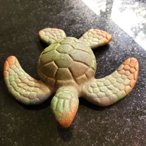 Bronze Metal Tutrle Totem